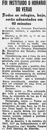 Diario de Noticias. 03/10/1931. p. 3.